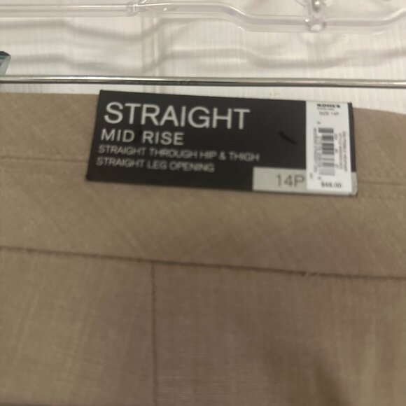 Apt 9 Straight Leg Mid Rise Slacks - Picture 4 of 4